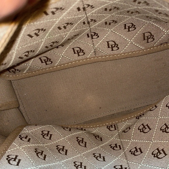 Dooney & Bourke Signature Print Satchel - Picture 12 of 15